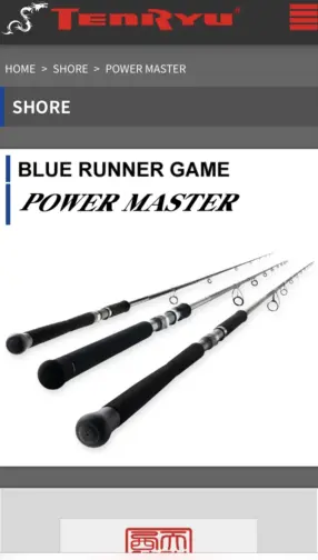 Caña Tenryu Modelo POWER MASTER