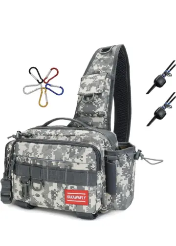 Bolso de Pesca Gray Camouflage