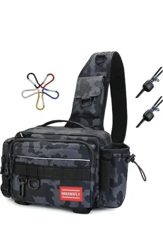 Bolso de Pesca Blue Camouflage
