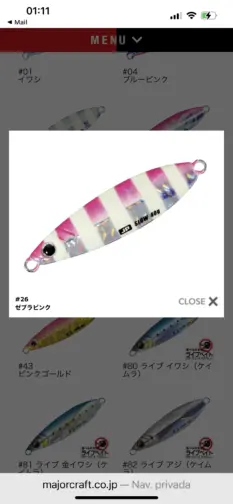 Major Craft Jigpara Slow Originales #26