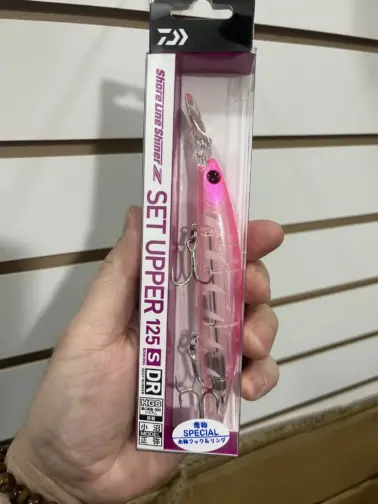 Daiwa Shoreline Shiner Z SetUpper DR UV Pink Glow T