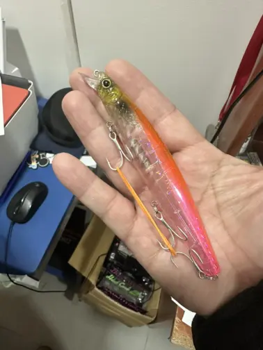 Shimano x Kaiyo-do Togoro Iwashi 129F XM-X12V, 006 T Orange pink