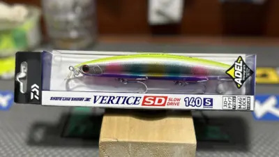 Daiwa Shoreline Shiner Z Vertice Slow Drive SD140S Adel Fuyajo