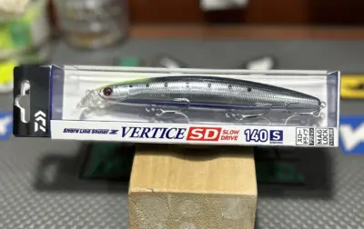 Daiwa Shoreline Shiner Z Vertice Slow Drive SD140S Ch head Mekki Iwashi