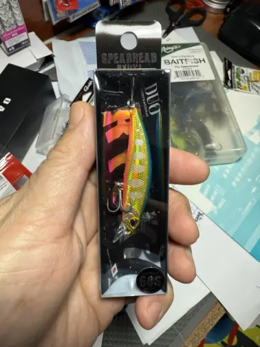 Spearhead Ryuki 60S ANA4098 Blue Pin Gold Yamame