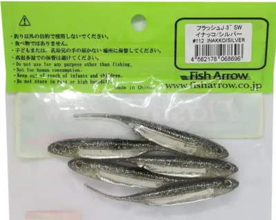 Vinilo para truchas Fish Arrow FLASH-J3 #112 Inacco/Plata